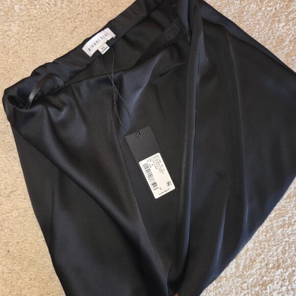 Gianni Bini Charlie Satin High Rise A-Line Slip Mini Skirt - size XS - NEW - Picture 9 of 9